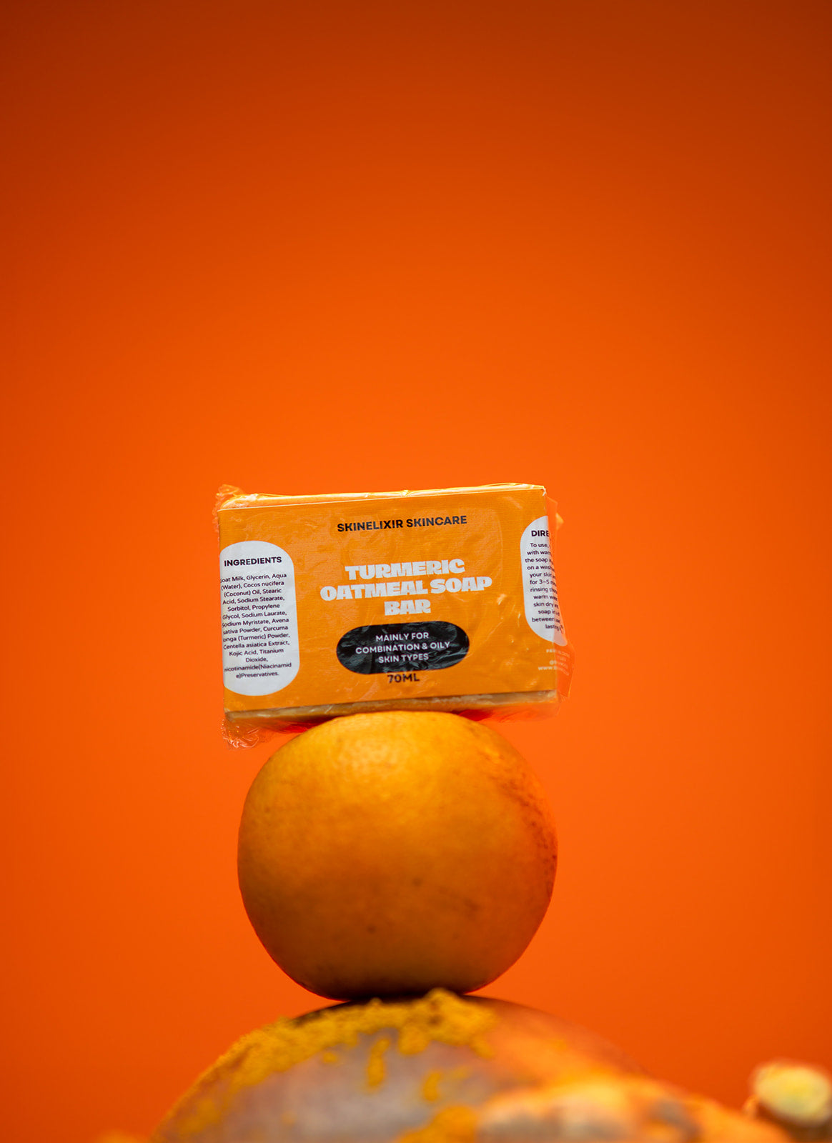 Turmeric Oatmeal Soap Bar
