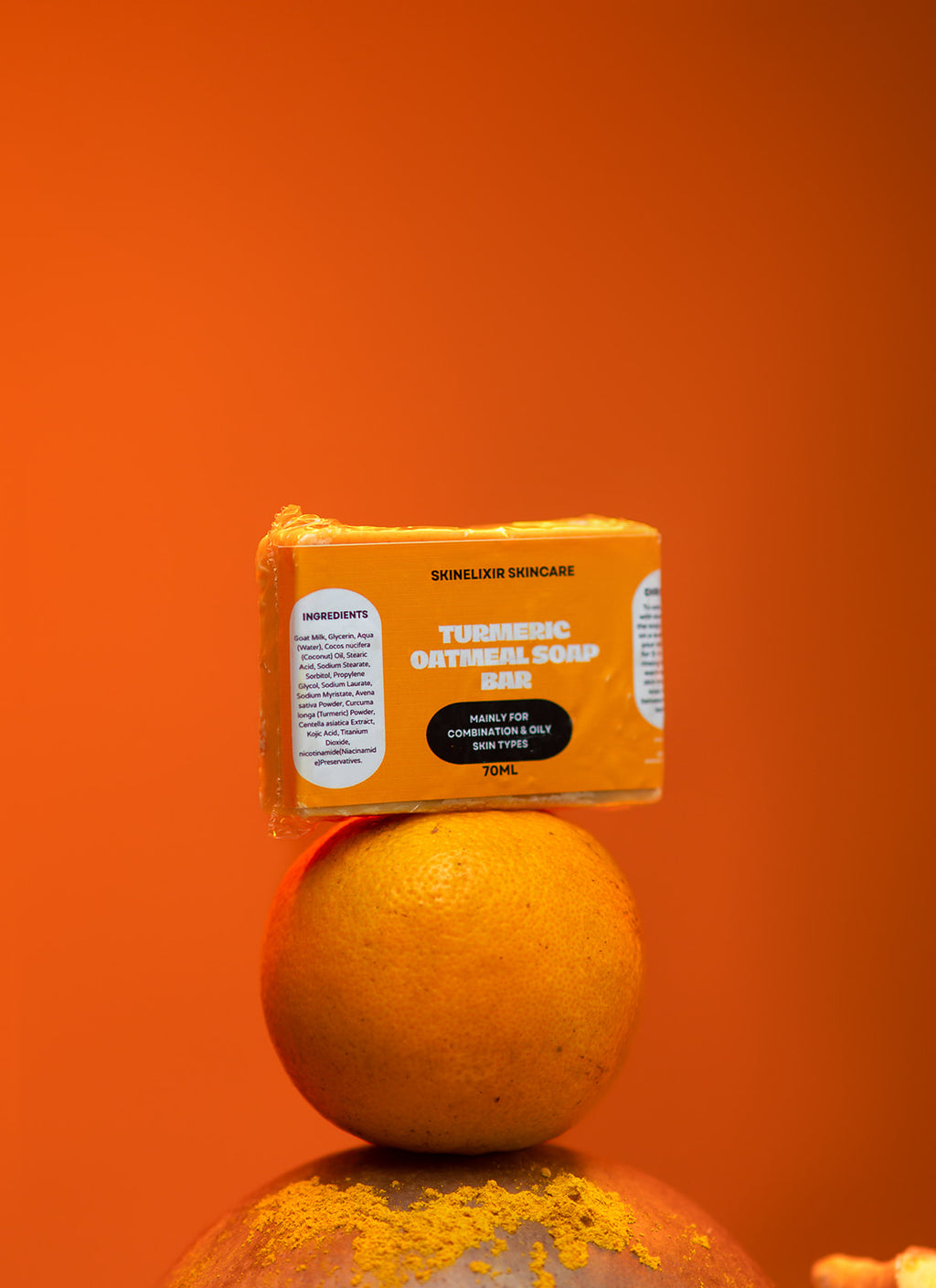Turmeric Oatmeal Soap Bar